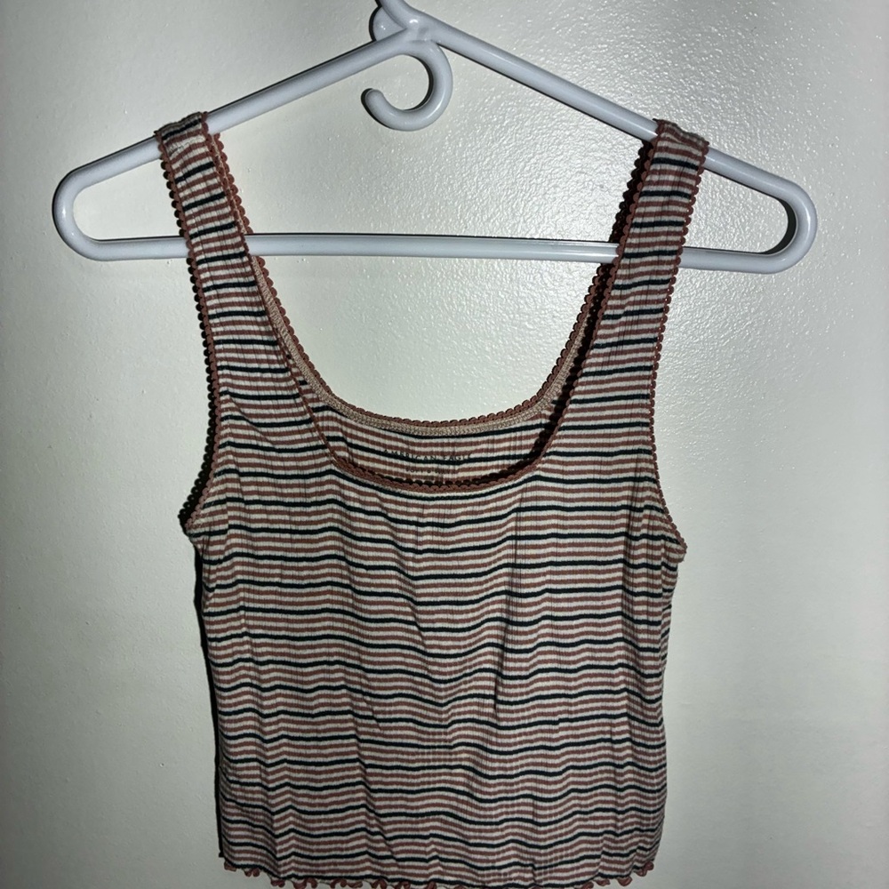 American Eagle Outfitters Multicolor Striped Tank Top